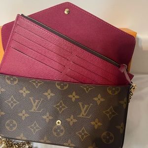 Brand style ID M61276.FELICIE POCHETTE MONOGRAM CANVAS
